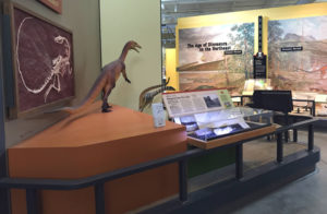 Dinosaur Exhibit at the Museum of the Earth in Ithaca, New York