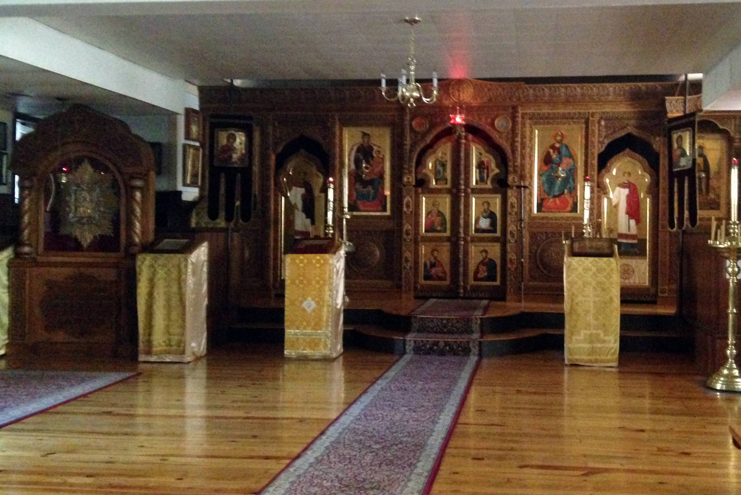 Holy Trinity Monastery - Jordanville, NY Church #2 Basement Iconostatsis