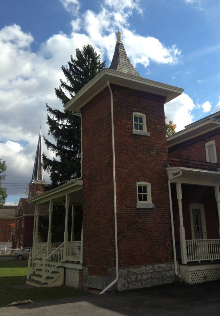 Howe House Museum's Two Story Outhouse in Phelps, NY