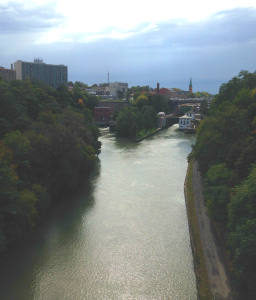 Canal Locks in Lockport, NY