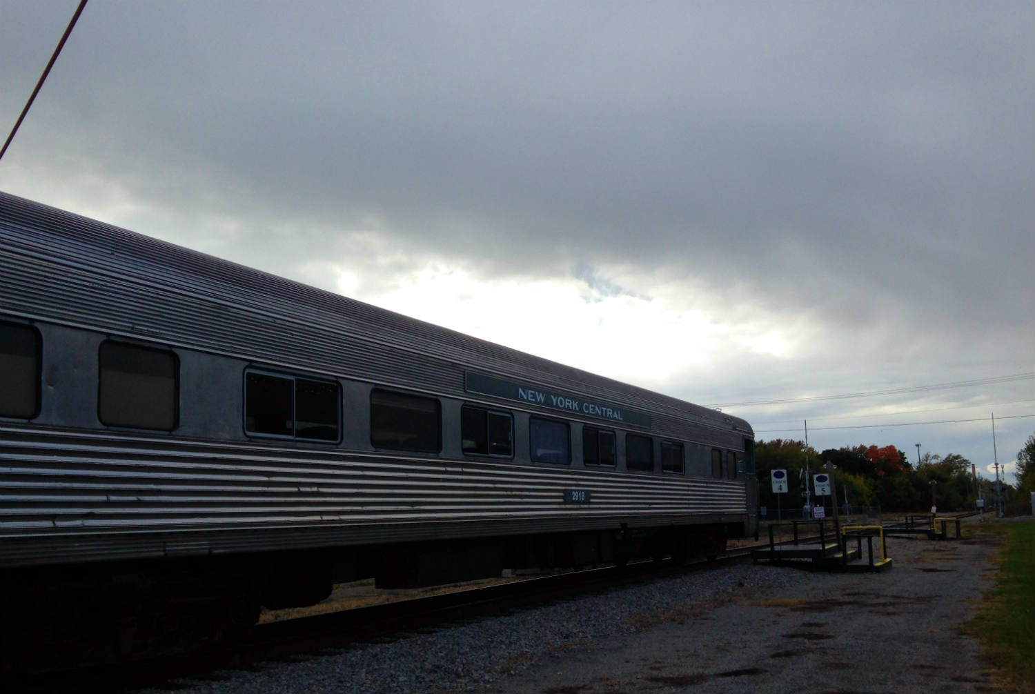 New York Central 1947 Budd Coach Car Medina, NY