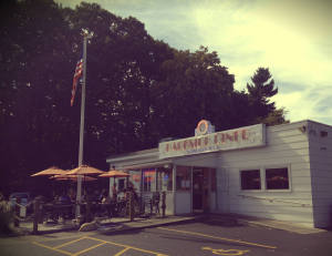 Parkside Diner Outdoor Seating and Sign; Rochester, NY