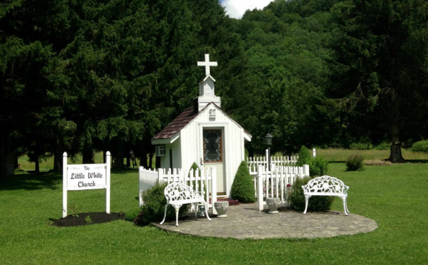 The Little White Church in Great Valley, NY - Featured Image