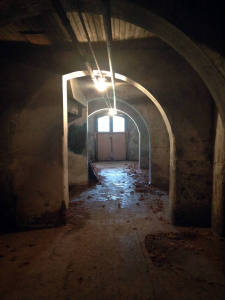 This is a photo of the basement in the Grandview Building of the Willard Asylum
