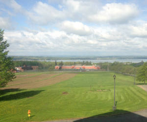 View of Seneca Lake from the Grandview Building, Looking Westward