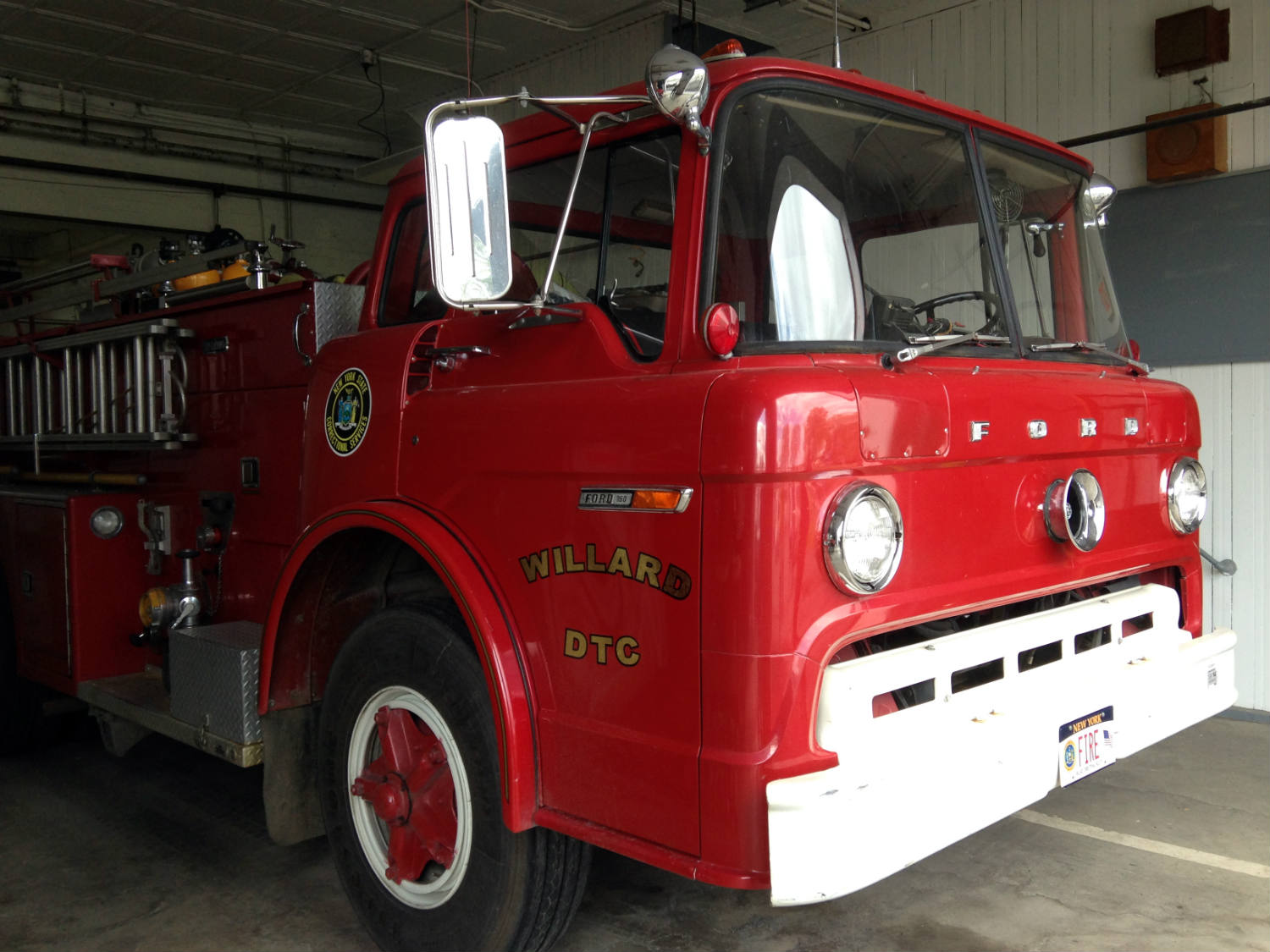 Willard Asylum DTC Antique Ford Fire Truck