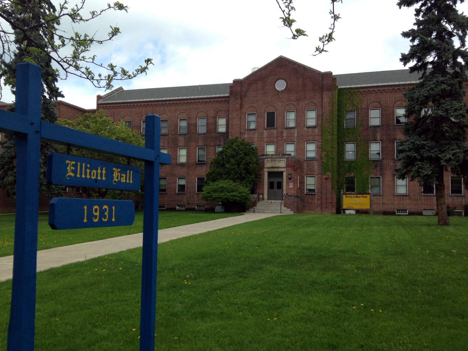 Elliott Hall facade, Established 1931