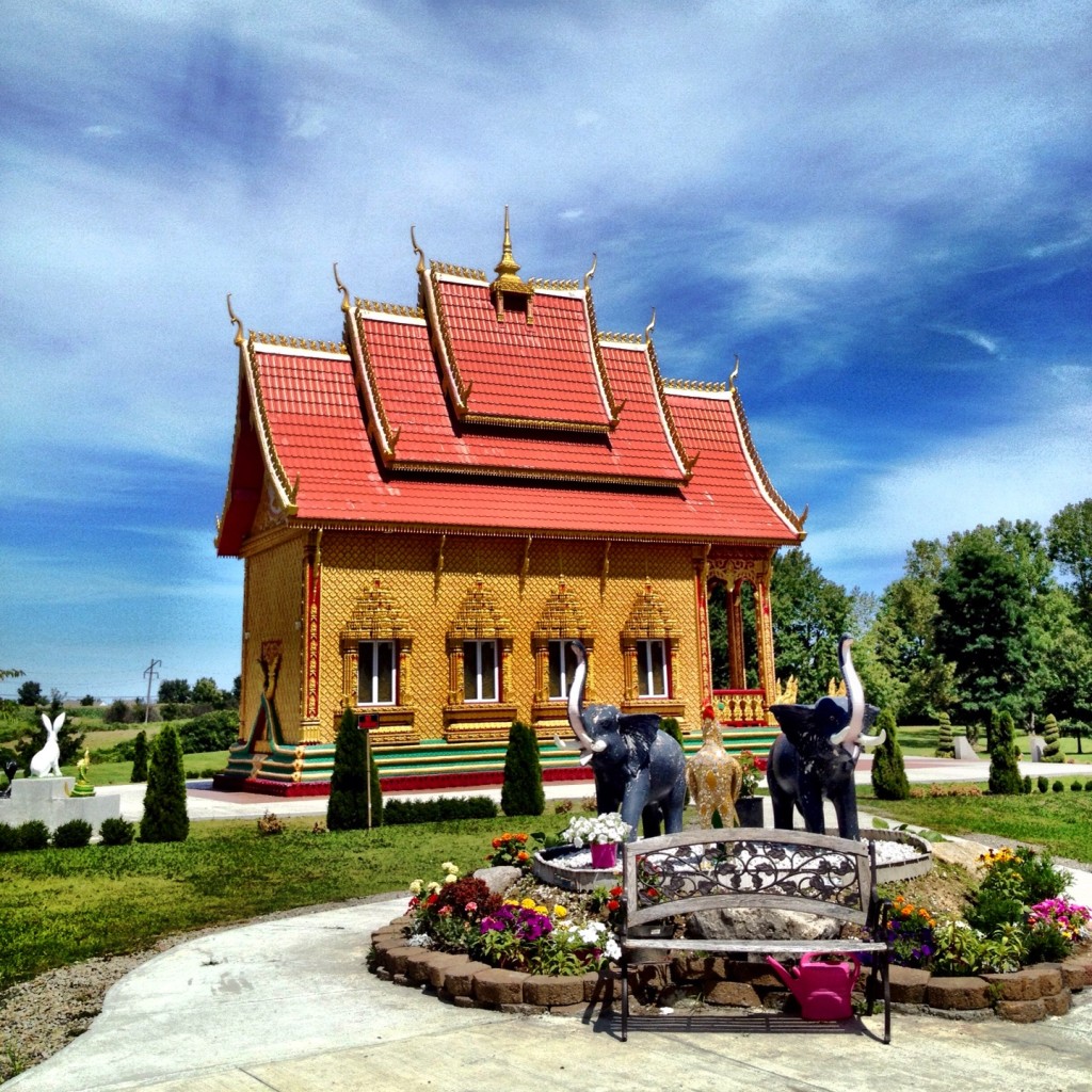 Wat Pa Lao Buddhadham in Rush, NY