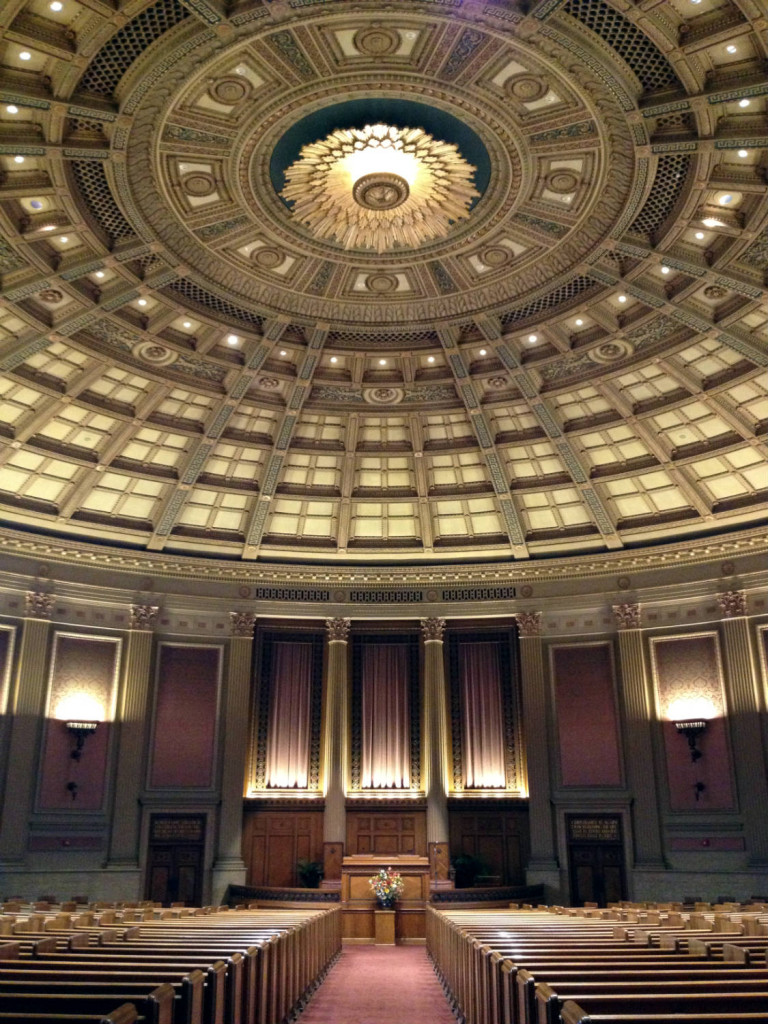 Sanctuary at First Church of Christ, Scientist in Rochester, NY