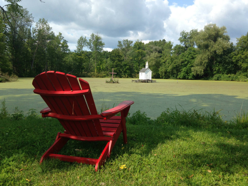 The Smallest Church in the World - Cross Island Chapel in Oneida, NY