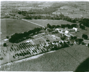 Aerial Photo of the Clifton Springs Sanitarium Company Farm
