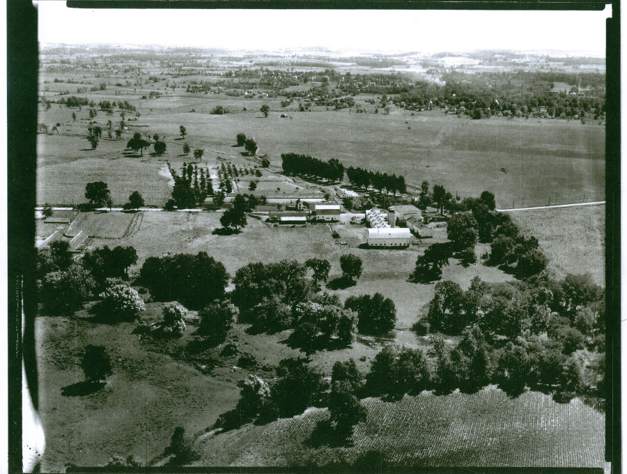 Aerial Photo of the Clifton Springs Sanitarium Company Farm