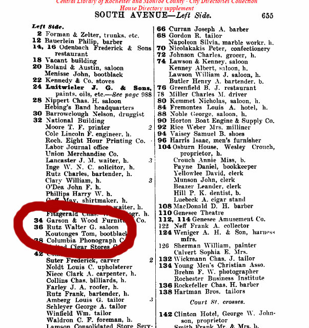 1909 City of Rochester House Directory