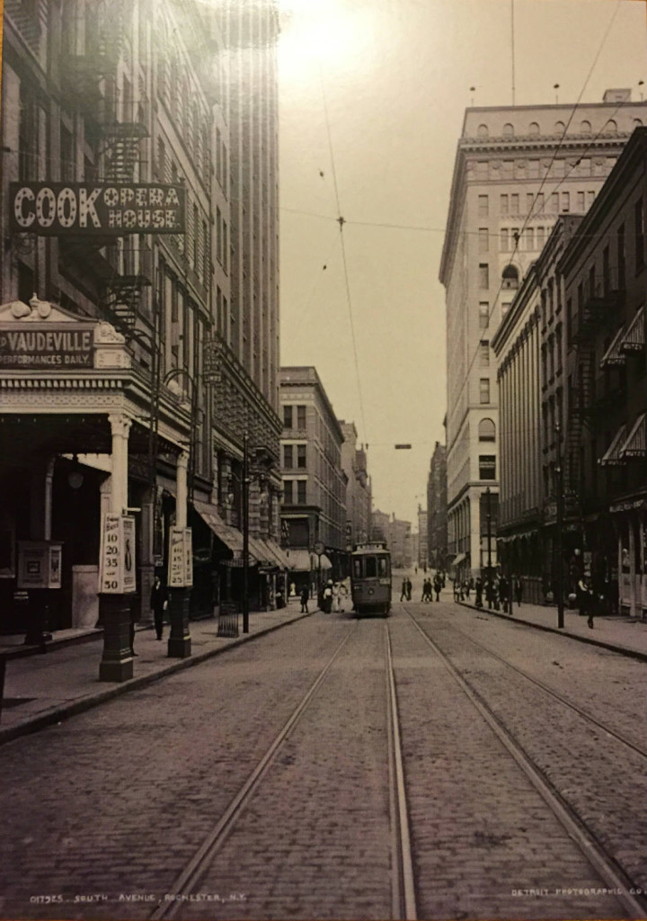 Postcard Featuring Rutz's Saloon Rochester, NY South Avenue 1906