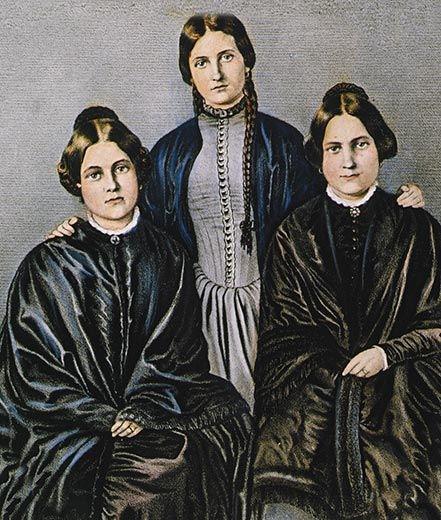 Portrait of the Fox Sisters