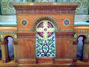 Woodwork and Mosaic Painting at First Presbyterian Church in Bath, NY