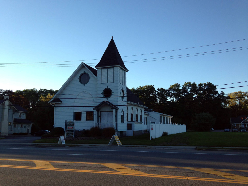 Present day photo of the Advent Christian Church in Penfield, NY