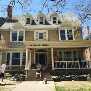 The Alpha Tau Omega House at 304 Walnut Place in Syracuse, NY