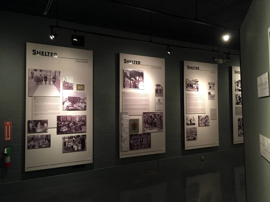 Display in the Safe Haven Museum in Oswego, NY