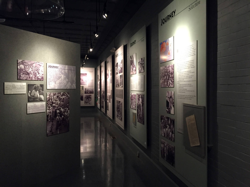 Display in the Safe Haven Museum in Oswego, NY