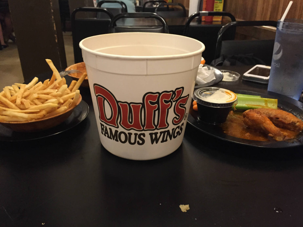 Duff's Famous Wings Bone Bucket
