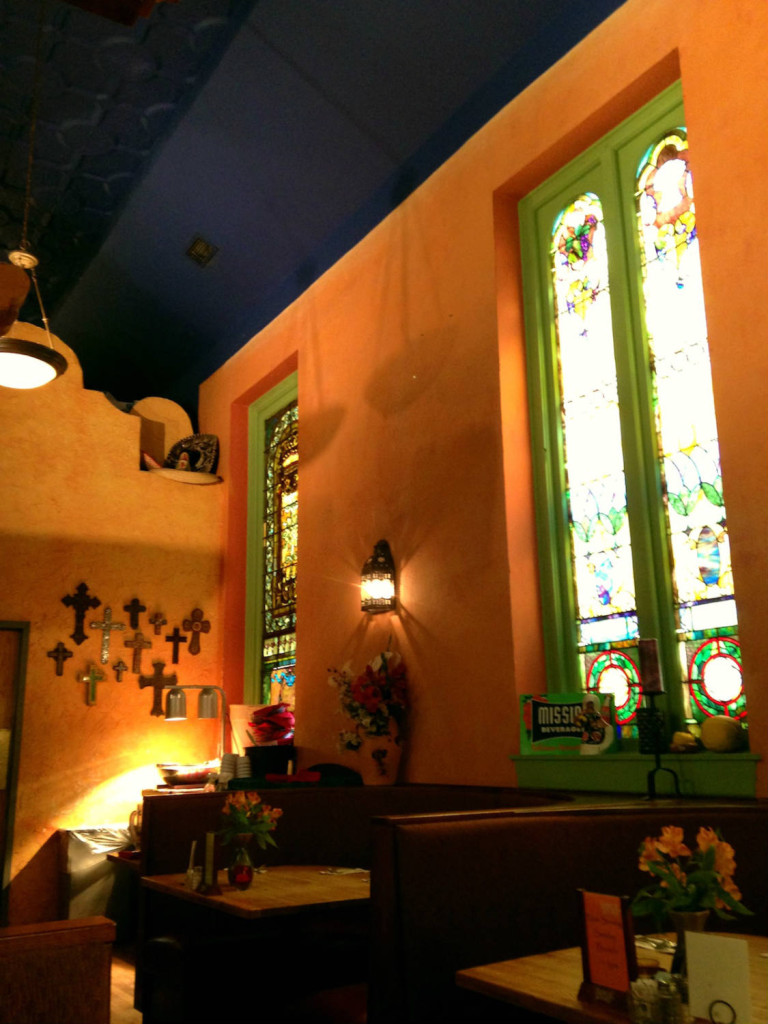 Interior of The Mission Restaurant in Syracuse, New York