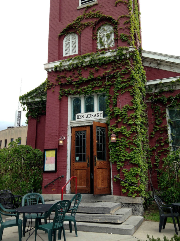 Entrance to the Mission Restaurant in Syracuse, New York