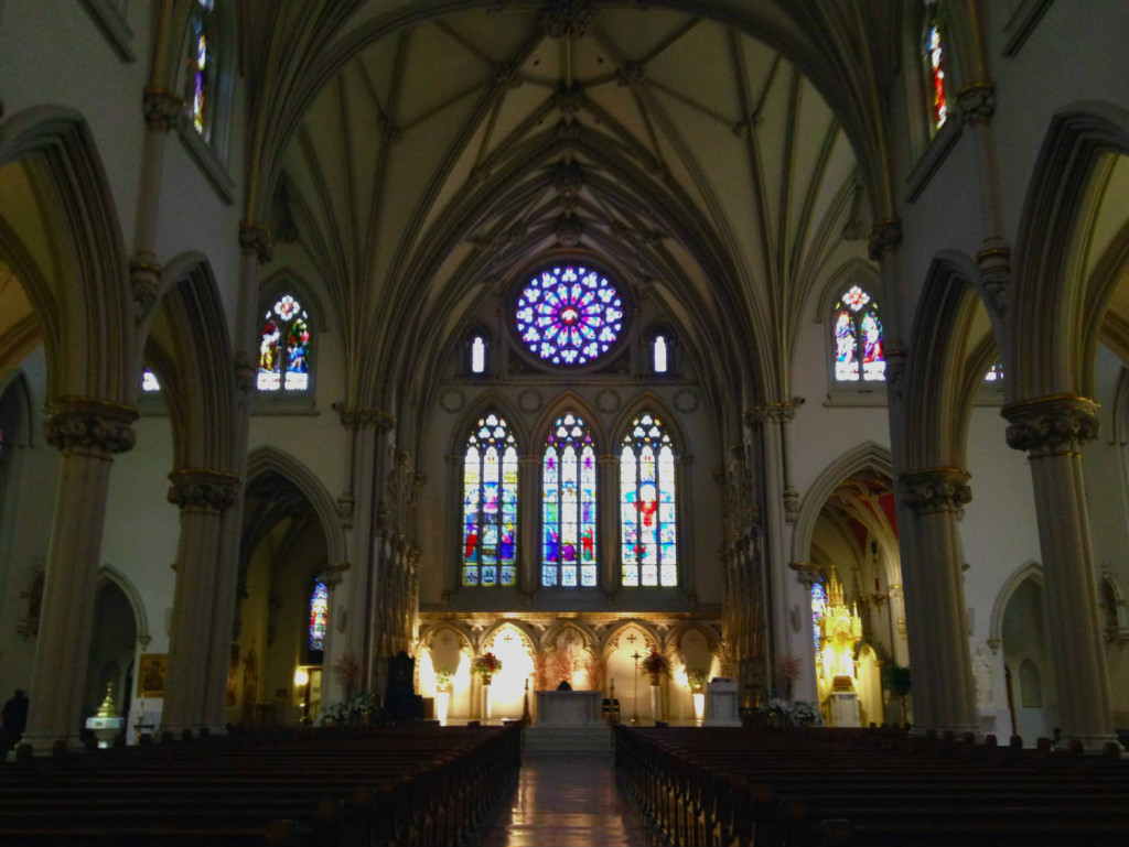 Nave view of the Altar at St. Joseph Cathedral in Buffalo