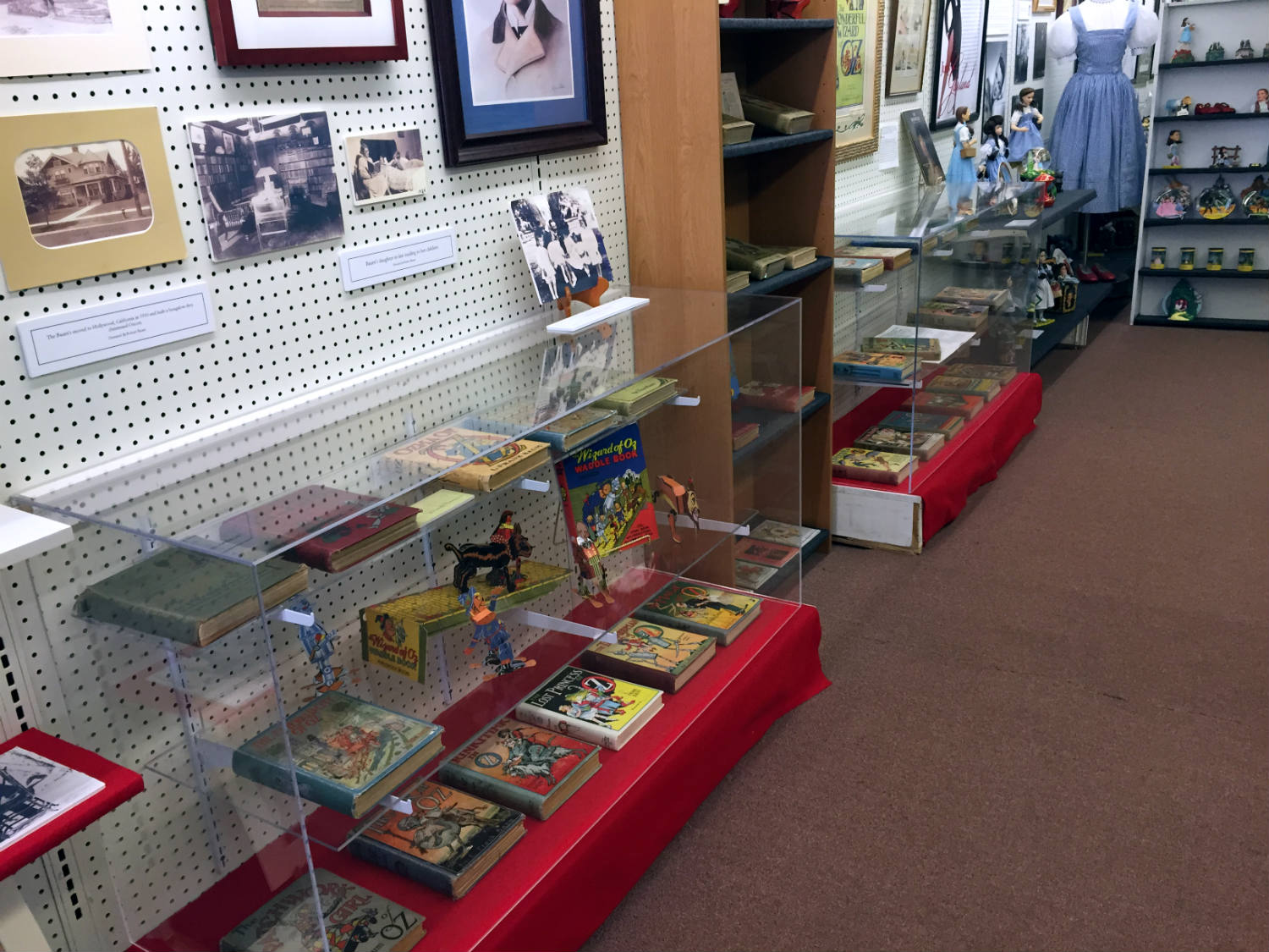 Display Case at the All Things Oz Museum in Chittenango, New York