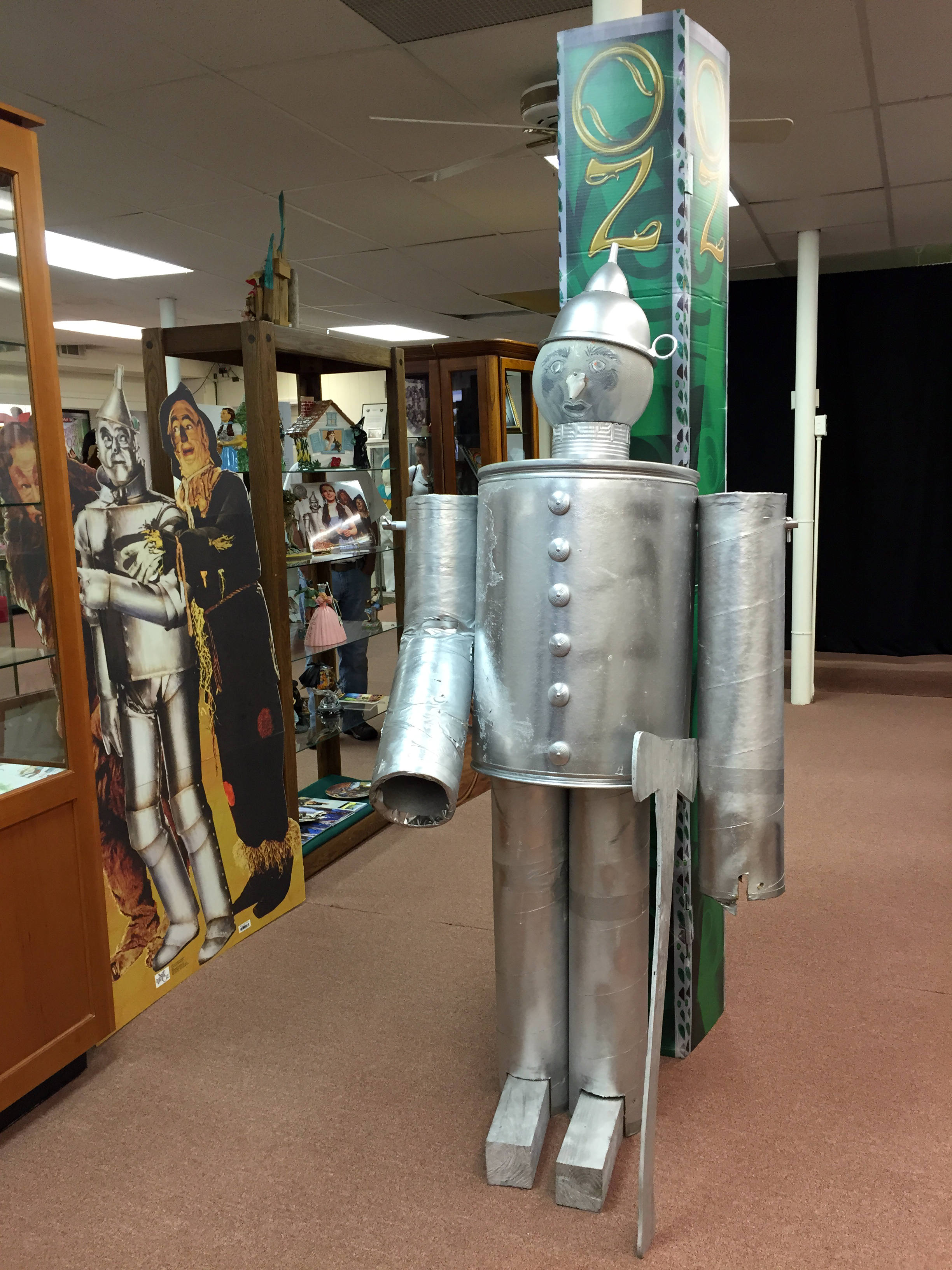 All Things Oz Museum Tinman Statue in Chittenango