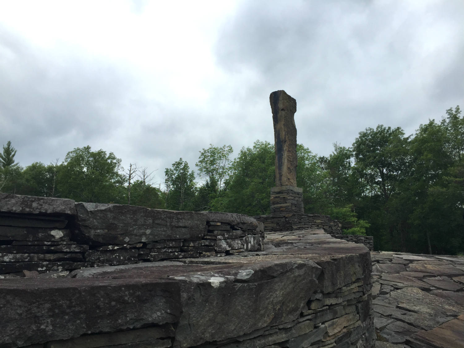 The Opus 40 'Flame' Sculpture