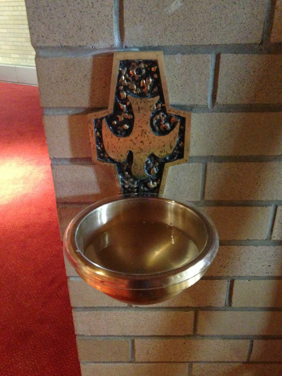 Holy Water at St. Josaphat's Church in Rochester, NY