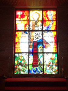 Front Stained Glass at St. Josaphat's Church in Rochester