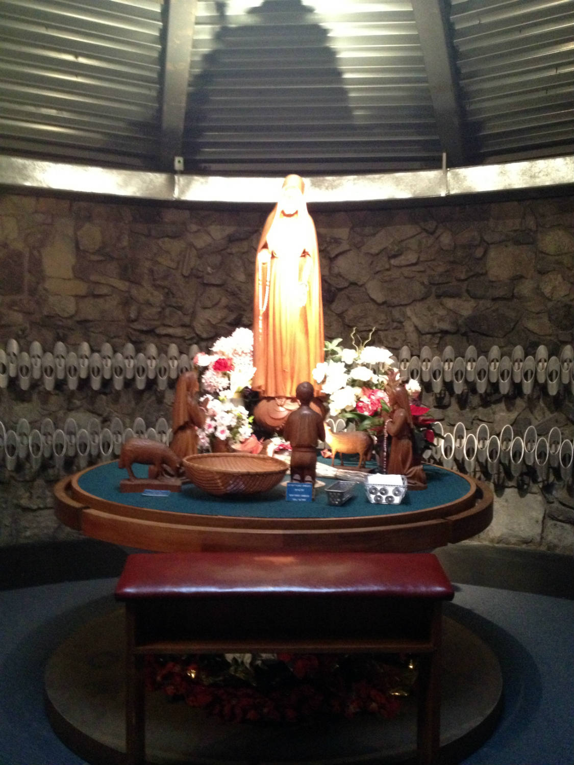 Side Alter at the Shrine to Our Lady of Fatima in Lewiston, New York