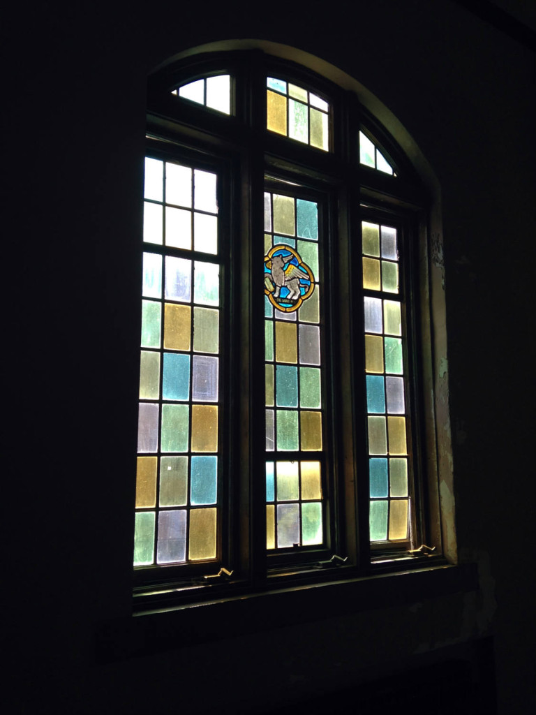 Stained Glass Window at St. Michael's Mission in Conesus, NY