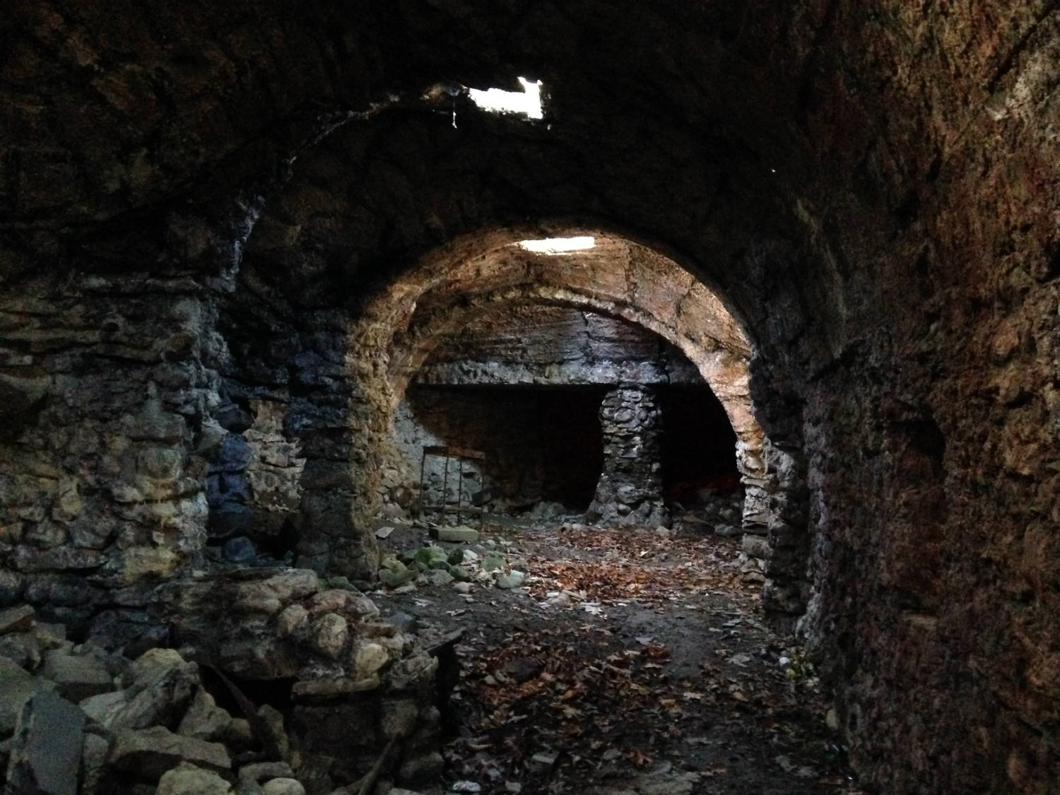 Abandoned Grotto at the former St. Michael's Mission in Conesus