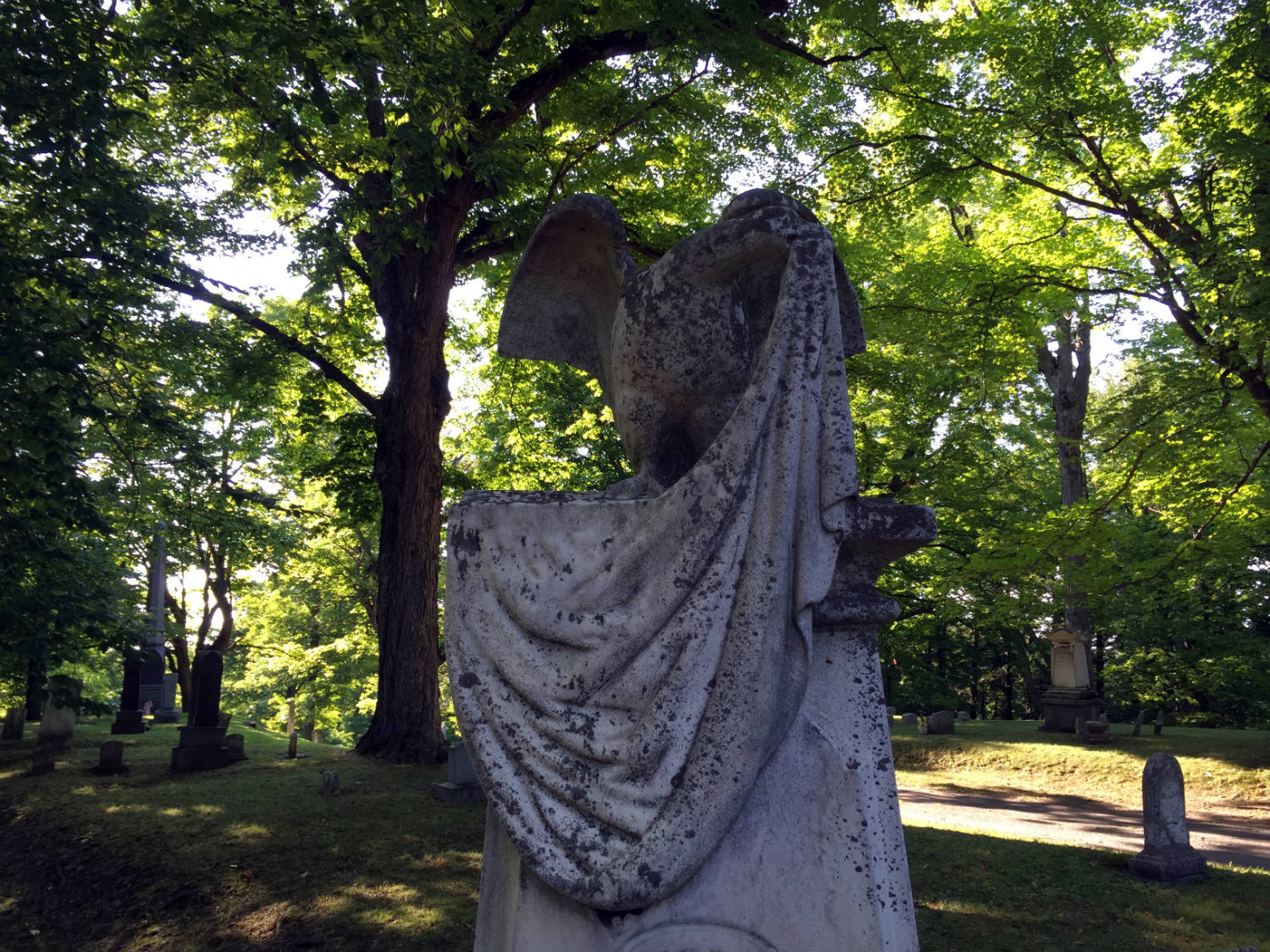 Headstone in Mt. Albion Cemetery