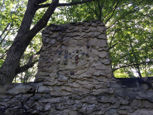 Stone Cross on Sandy Hill in Wayland, NY