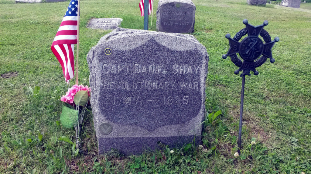 Captain Daniel Shays Grave in Conesus