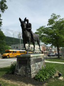 Statue Outside of West Point New York