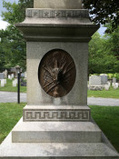 General Custer's Grave Site at West Point Military Academy in New York