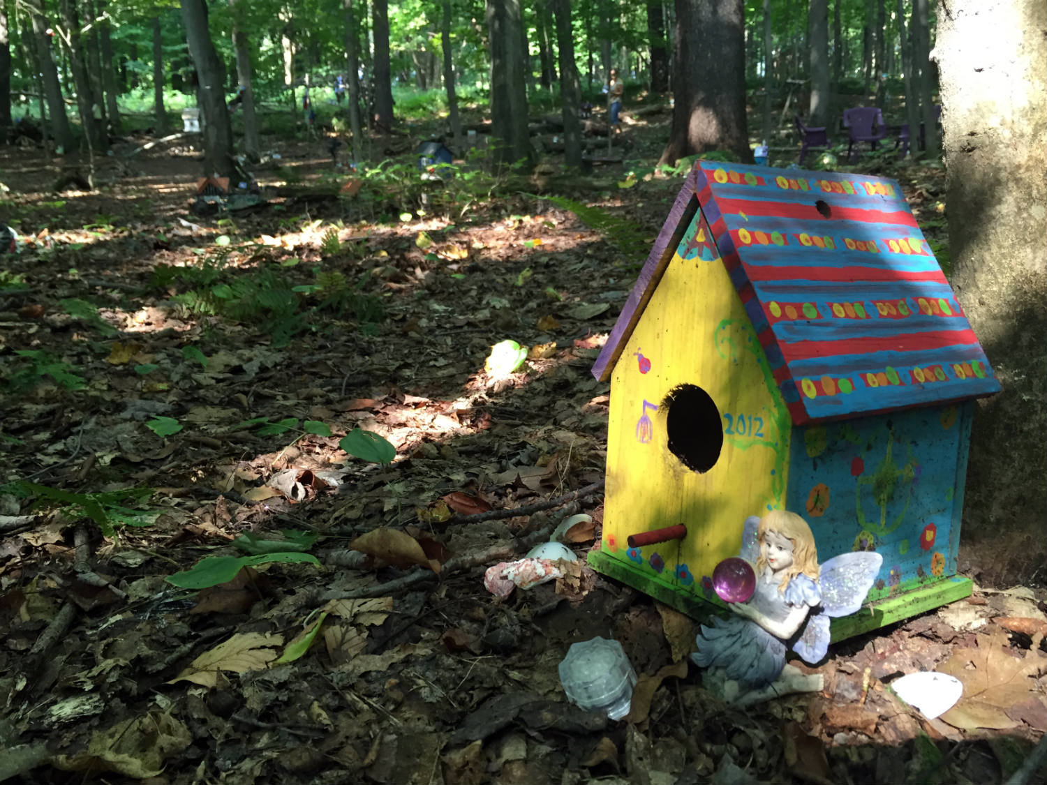 Fairy Village Trail in Lily Dale
