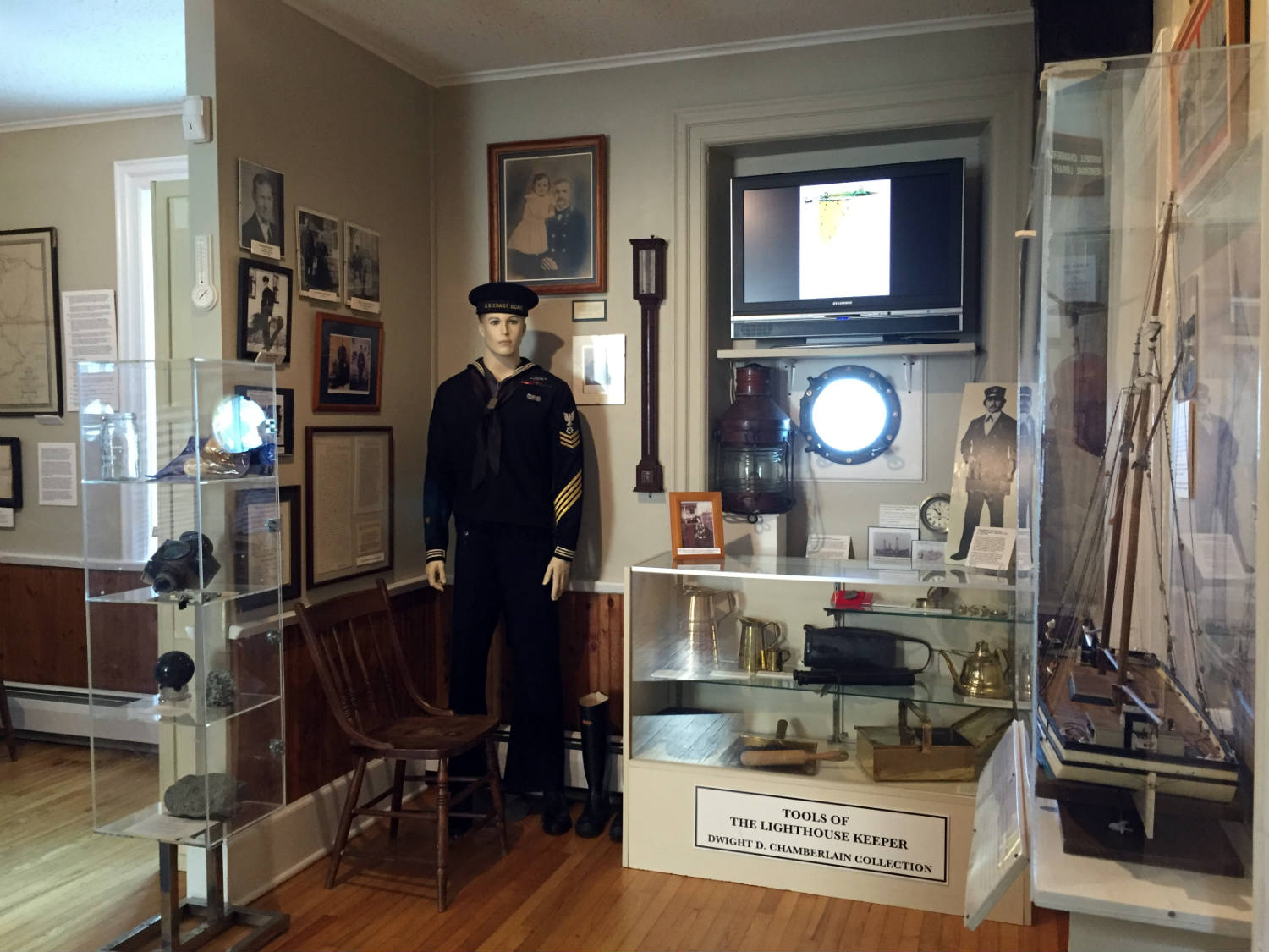 Artifacts in the Sodus Bay Lighthouse Museum