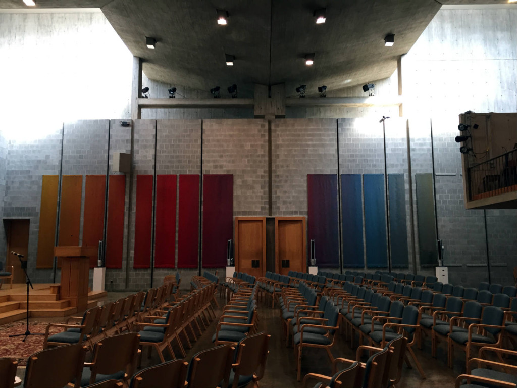 Sanctuary in the First Unitarian Church of Rochester