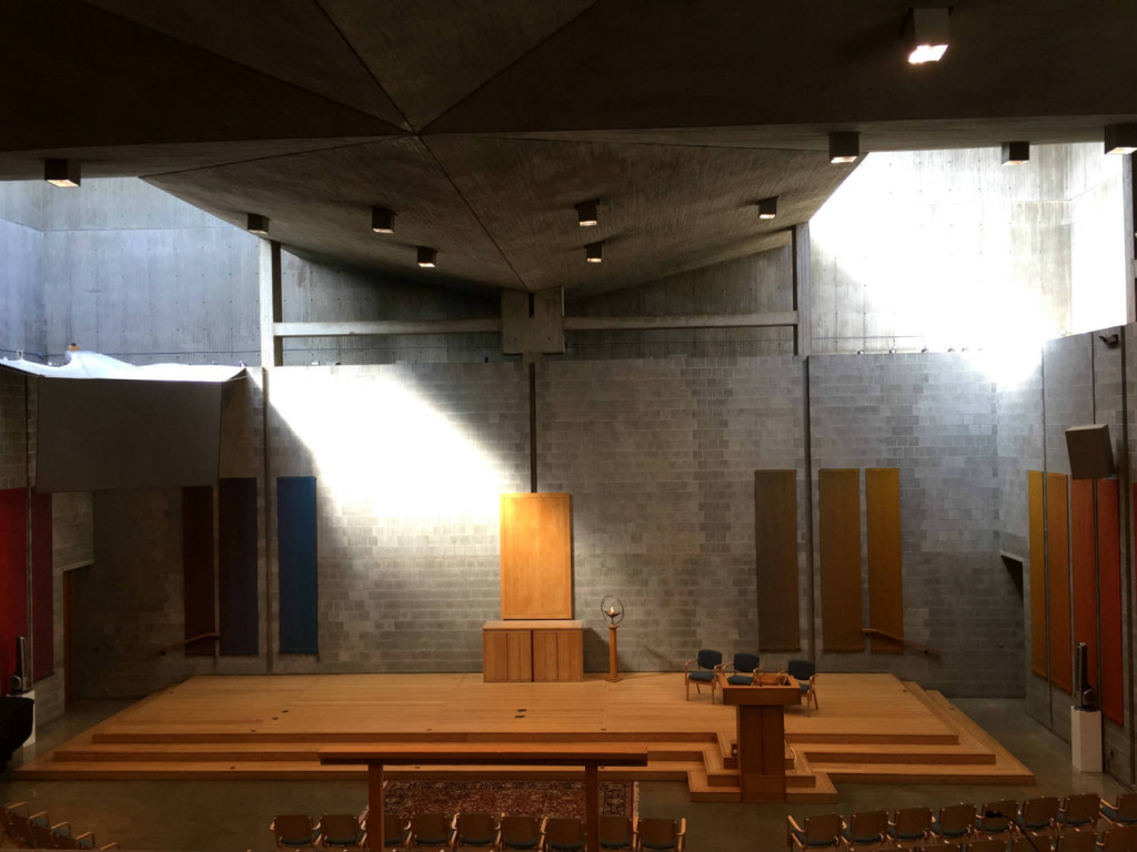 Interior of the First Unitarian Church of Rochester