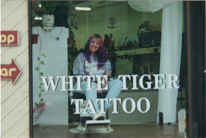 TeeJay Dill and White Tiger Tattoo