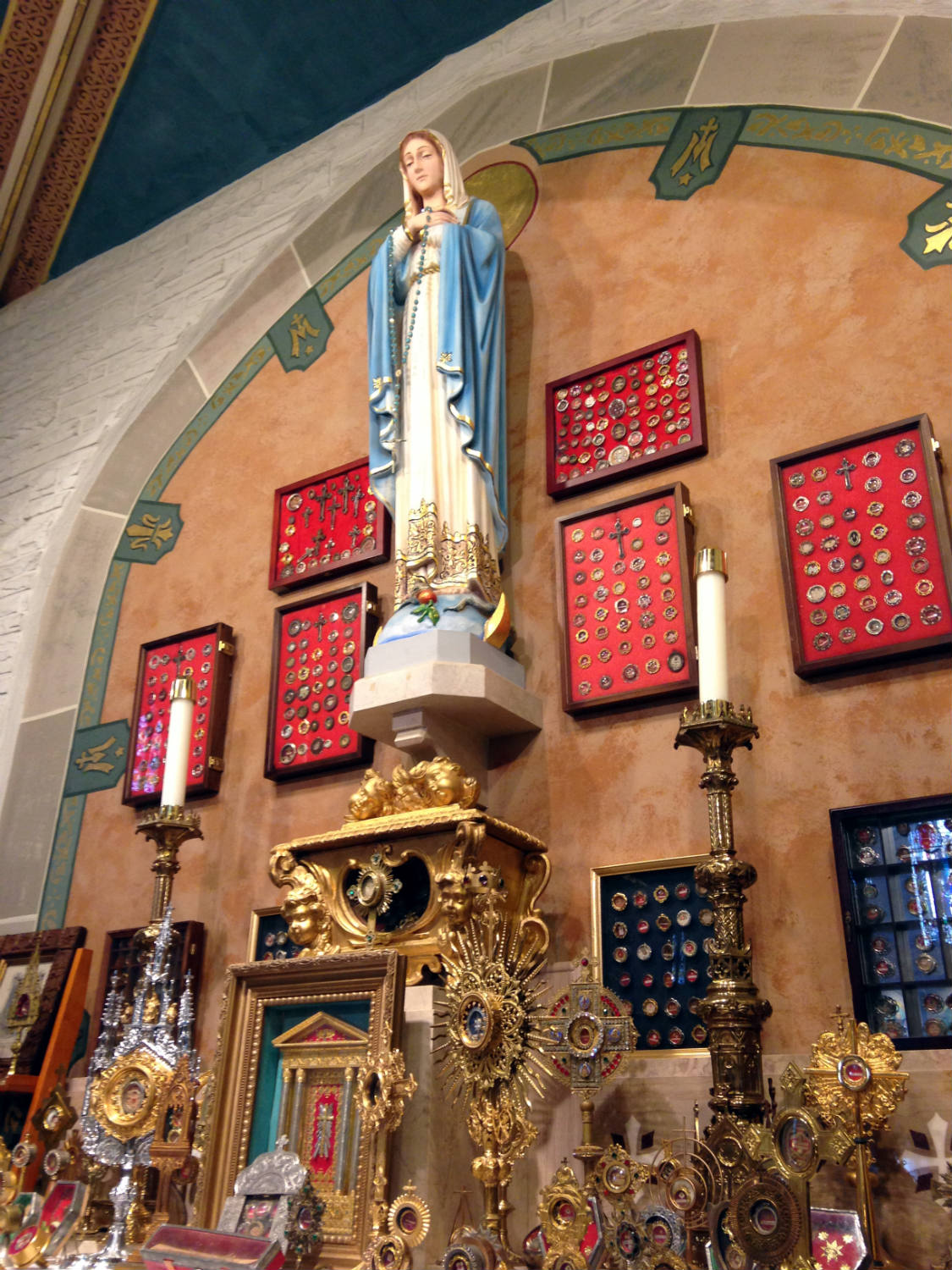Relic Collection at St. John Gualbert's Church in Cheektowaga, NY