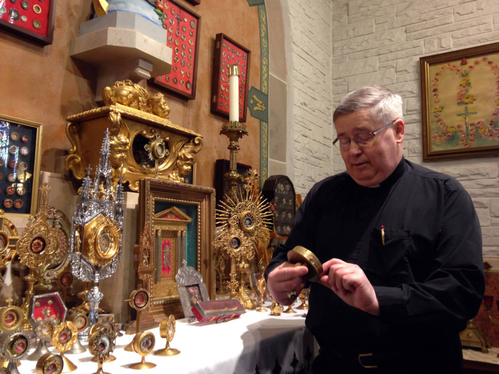 Relic Collection at St. John Gualbert's Church in Cheektowaga, NY