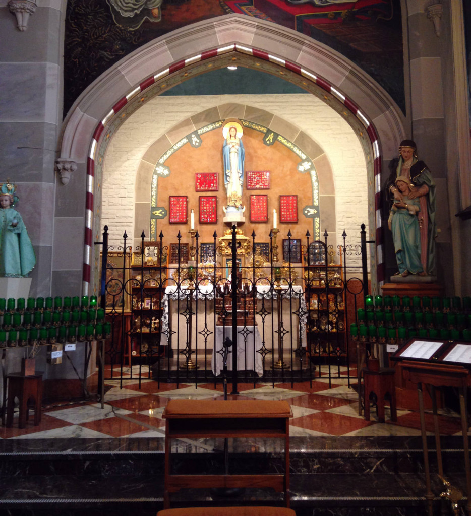 Relic Collection at St. John Gualbert's Church in Cheektowaga, NY