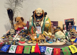 Shrine in Karma Triyana Dharmachakra Buddhist Monastery in Woodstock, NY